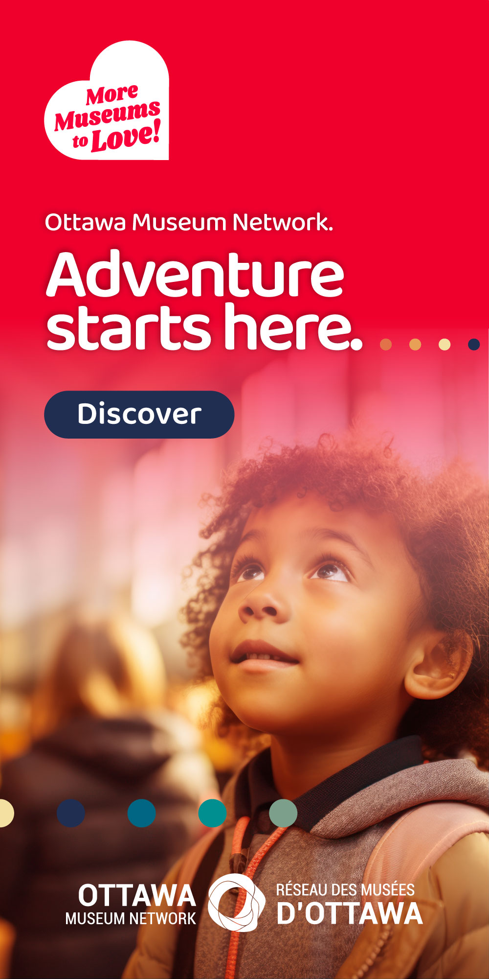 Social media banner design for Ottawa Museum Network